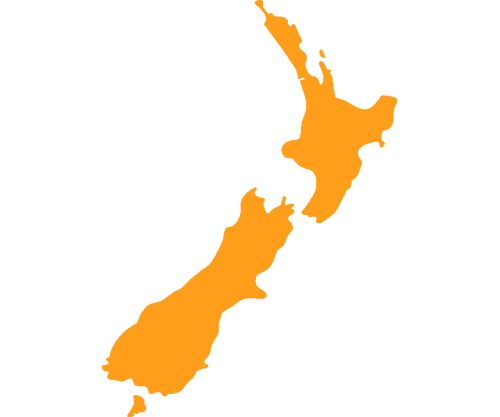 New Zealand map